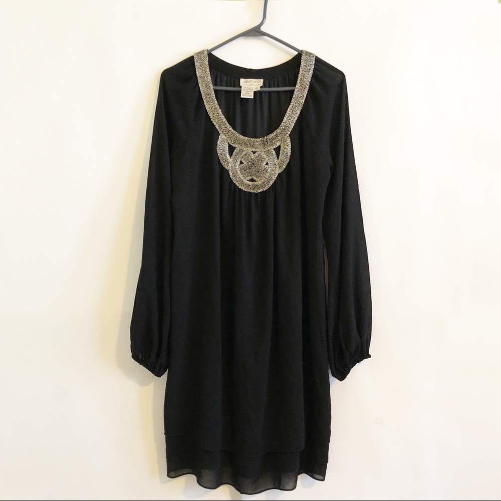 Max Studio Specialty Products Beaded Dress sz S
